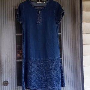 Soft Surroundings Vintage Denim  Jean Dress